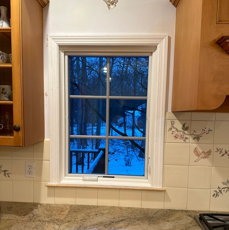 Pella Lifestyles casement window over the sink